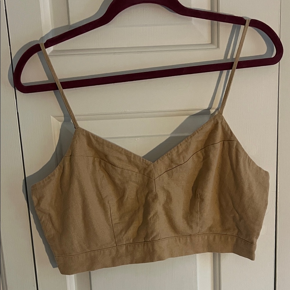 Universal thread linen Crop Top - Picture 2 of 8